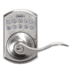 Lockstate RemoteLock 5i WiFi Electronic Lever Door Lock, Bolder Style, Satin Nickel, LS-L5i-SN-B