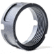 Lockstep Arms AR Billet Castle Nut, AR-15, AR-10, 9mm, Grey, LA-AR-850-GRY