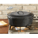 Lodge Cast Iron Dutch Oven with Spiral Bail Handle, 9 quart, L12DO3