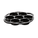 Lodge Cast Iron Mini Cake Pan, Black, L7B3