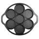 Lodge Cast Iron Mini Cake Pan, Black, L7B3
