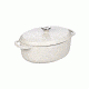 Lodge Oval Dutch Oven, Oyster White, 7 quart, EC7OD13