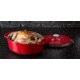 Lodge Oval Dutch Oven, Red, 7 quart, EC7OD43