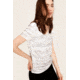 Lole Repose Top, W374 - White Riga, XS, LW2666-W374-WHIT IG-X