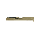 Lone Wolf Arms Dusk Pistol Slide, G19, 9mm, Gen 3, RMR Cut, Stripped, Flat Dark Earth, Small, LWD-DKSlide19-G3-FDE