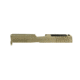 Lone Wolf Arms Dusk Pistol Slide, G19, 9mm, Gen 3, RMR Cut, Stripped, Flat Dark Earth, Small, LWD-DKSlide19-G3-FDE