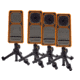 Longshot by Target Vision LR-3 w/ 2 Extra Cameras w/ 3 Bulletproof Warranties, Black/Orange/Grey, TV-CF103-3-W