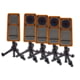 Longshot by Target Vision LR-3 w/ 3 Extra Cameras w/ 4 Bulletproof Warranties, Black/Orange/Grey, TV-CF103-4-W