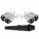 Lorex 4-Channel Stratus Cloud Connect 1TB DVR With 4 Real-time Wireless Cameras LH03041TC4W, White, 1TB, LORLH03041TC4W