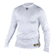 Louisville Slugger Adult Slugger Compression-Fit Crew Long Sleeve Shirt,White,Small LS1515-AS-WH