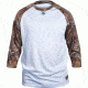 Louisville Slugger Youth Slugger Loose-Fit 3/4 Sleeve Shirt,Realtree Xtra,Medium LS1526-YM-XT
