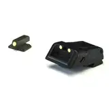 LPA Adjustable Luminova Sight Set, Kimber 1911, Black, SPL09KL