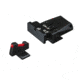 LPA SPR Adjustable Black Rear Red Front Sight Set For Browning GP Vig. MKIII Pract., GP40 S&amp;W, Black, SPR62BN7F