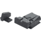 LPA SPR Adjustable Black Serrated Sight Set For H&amp;K P7, Black, SPR70P707