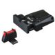 LPA SPR Adjustable Black Serrated Sight Set w/ Red Front For Sig Sauer P220, P225, P226, P228, P320, Black, SPR28SS7F