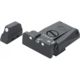 LPA SPR Adjustable White Dot Sight Set For Beretta Mod. - 92, 96, 98, M9, Black, SPR98BE30