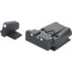 LPA SPR Adjustable White Dot Sight Set For H&amp;K P7, Black, SPR70P730