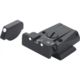 LPA SPR Adjustable White Dot Sight Set For Ruger P85-P89, Black, SPR85RU30