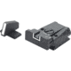 LPA SPR Adjustable White Outline Sight Set For H&amp;K P7, Black, SPR70P718