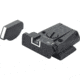 LPA SPR Adjustable White Outline Sight Set For Ruger P85-P89, Black, SPR85RU18