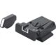 LPA SPR Adjustable White Outline Sight Set For Ruger P90, P91, P93, P94, P95, P97, Black, SPR91RU18