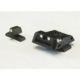 LPA SPS Fully Adjustable White Dot Sight Set For Beretta APX, Black, SPS14BE30