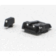LPA SPS Fully Adjustable White Dot Sight Set For Glock 17-41, Black, SPS16GL30