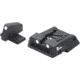 LPA SPS Fully Adjustable White Dot Sight Set For S&amp;W Military and Police M&amp;P, Black, SPS02SW30