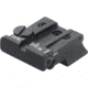 LPA TPU Adjustable Rear Black Serrated Sight Set For CZ 75 &amp; CZ 85 New Model, Black, TPU57ZC07