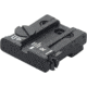 LPA TPU Adjustable Rear Black Serrated Sight Set For Glock 17-23, 25-32, 34, 35, Black, TPU32GL07