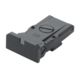 LPA TRT Adjustable Rear Target Black Serrated Sight Set, Black, TRT92BW07