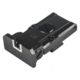 LPA TRT Adjustable Rear Target White Outline Sight Set, TRT92BW-18, Black, TRT92BW18