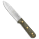 LT Wright Knives Gen 5 Fixed Blade Knife, 5.25in, A2, Spear Point Blade, Micarta, Green Handle, Green/Gray, 10.25 inch, BHQ-99120