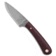 LT Wright Knives Frontier Valley A2 Fixed Blade Knife, 3.00in, A2, Drop Point Blade, Micarta, Red Handle, Red/Gray, 6.625 inch, BHQ-174628