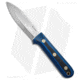 LT Wright Knives Genesis Scandi Bush Fixed Blade Knife, 4.25in, A2, Spear Point Blade, G-10, Black/Blue Handle, Satin, Black/Blue/Steel, 9.00 inch, BHQ-67454