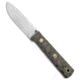 LT Wright Knives Maverick Scout Fixed Blade Knife, 3.75in, A2, Drop Point Blade, Micarta, Green Handle, Green/Gray, 8.50 inch, BHQ-36352