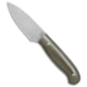 LT Wright Knives Patriot Fixed Blade Knife, 2.50in, A2, Drop Point Blade, Micarta, Green Handle, Polished, Green/Gray, 5.75 inch, BHQ-77565
