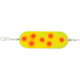 Luhr Jensen 2/0 Jensen Dodger, Chartreuse / Fire Dot, 5100-020-0054