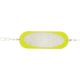 Luhr Jensen 4/0 Jensen Trout &amp; Kokanee Dodger, Chartreuse / Silver Prism-Lite, 5100-040-0158