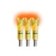 Lumenok 2216 Lighted Crossbow Nock Crescent Bolt Ends, 3-Pack, HD Orange, 2216C3
