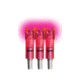 Lumenok Lighted Crossbow Nock Bolt End Gold Tip Crescent, 3-Pack, Pink GTC3P