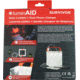 LuminAID Survivor Solar Lantern w/Dual Phone Charger, White, 0196-0350