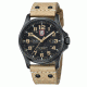 LUMINOX Atacama Field Day Date Watch, Black/Tan, 45mm A.1925