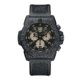 Luminox Navy SEAL Chronograph 3587 Unisex Military Dive Watch, 45mm Case Diameter, Black Carbonox Bezel, Black, Rubber Strap, One Size, nschg-45ilitary-d