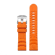 Luminox Watches Rubber Watch Strap, 24 mm, Orange, rubber-watch-strap-24-mm-orange-1