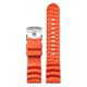 Luminox Watches Rubber Watch Strap, 24 mm, Orange, rubber-watch-strap-24-mm-orange