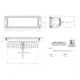 Lumitec Maxillume H60 6000 Lumens LED Flush Mount Flood Dimming Light w/ White Housing, White, 101336