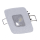 Lumitec Square Mirage Down 380 Lumens Hi CRI LED Light w/ Dimming / Glass Housing, No Bezel, Warm White, 116199
