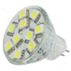 Lunasea Lighting MR11 10-30VDC/2.2W/140 Lumens LED Bulb, Warm White, LLB-11TW-61-00