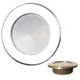 Lunasea Lighting Zero Emi Recessed 3.5in 575 Lumen LED w/Polished Stainless Steel Bezel Light, 12VDC, Warm White, LLB-46WW-0A-SS